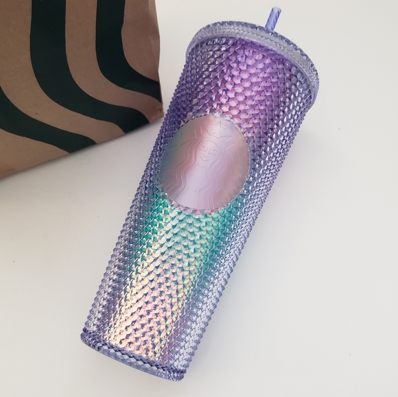 New! Starbucks Ombre Iridescent Studded Tumbler